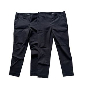 Bundle of two Loft Marisa Skinny Pants Size 4P